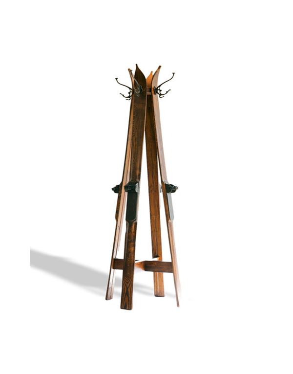 Ski Hall Tree – Standing Ski Coat Rack / Porte manteau Ski vintage / Vintage Ski Kleiderständer Ski Hall Tree – Standing Ski Coat Rack / Porte manteau Ski vintage / Vintage Ski Kleiderständer
