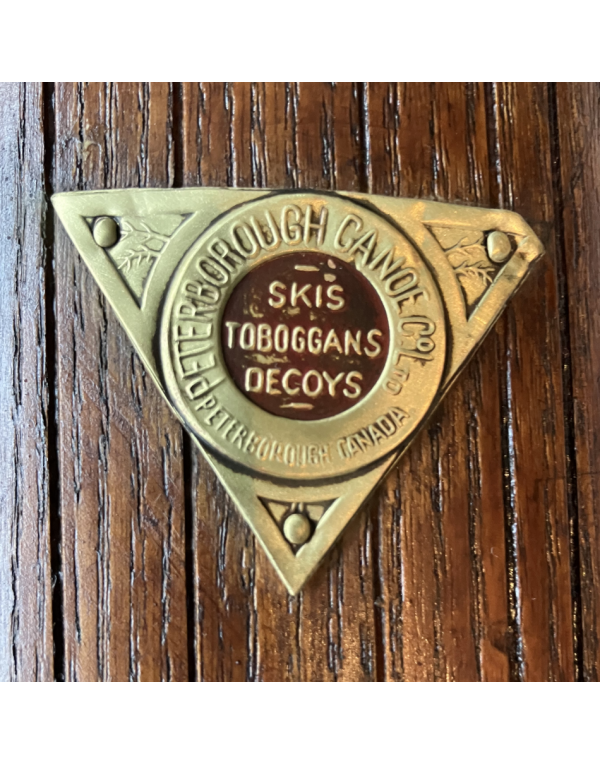 1930's "PETERBOROUGH" skis of Canada & Bamboo Poles (Restored) 1930's "PETERBOROUGH" skis of Canada & Bamboo Poles (Restored)