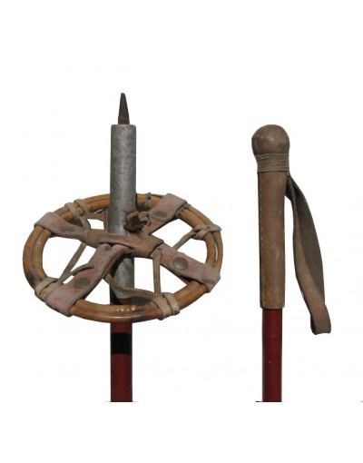 Antique ski poles