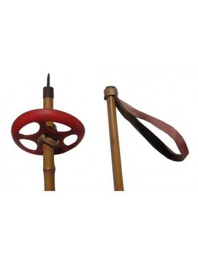 Antique ski poles