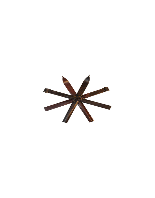 Antique Ski Snowflake Antique Ski Snowflake