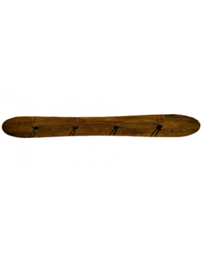 Snowboard Coat Rack / Porte manteau murale Snowboard 4 crochets / Snowboard Kleiderablage 4 Haken